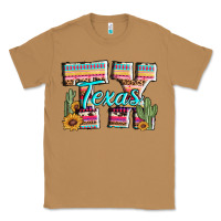 Toasted Coconut texas tx aztec cactus leopard Classic Tee - AdoDesignShop