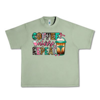 Oil Green nurse coffee repeat Urban Heavy Tee - Jasminsmagicworld