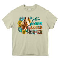 Mossy western just a girl who loves horses Heavy Core Tee - texasbilliewilder