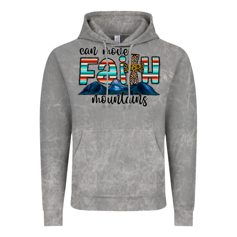 Can Move Faith Mountains Vintage Hoodie by CowhideDigitalArt | Teevron