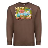 Chestnut Happy Easter truck Premium Sweatshirt - LillyAllenDesigns