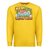 Lemon Happy Easter truck Premium Sweatshirt - LillyAllenDesigns