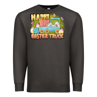 Smoke Happy Easter truck Premium Sweatshirt - LillyAllenDesigns