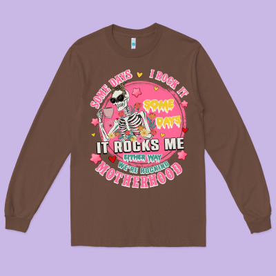Funny Motherhood Long Sleeve Tee Designed By Jahusdesignshop