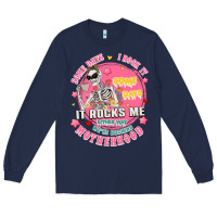Navy funny motherhood Long Sleeve Tee - JahusDesignShop