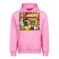 Fuchsia Pink juneteenth breaking every chain since 1865 Urban Hoodie - CowGirlArtShop