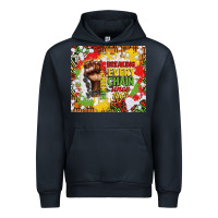 Navy juneteenth breaking every chain since 1865 Urban Hoodie - CowGirlArtShop