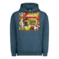 Pigment Midnight Navy juneteenth breaking every chain since 1865 Urban Hoodie - CowGirlArtShop