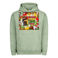 Pigment Oil Green juneteenth breaking every chain since 1865 Urban Hoodie - CowGirlArtShop