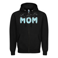 Black swim mom Zipper Hoodie - MaliasSmallBusiness