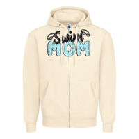 Sandshell swim mom Zipper Hoodie - MaliasSmallBusiness