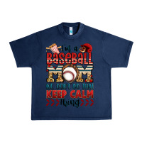 Navy i'm a baseball mom we don't do that keep calm thin Urban Heavy Tee - Jasminsmagicworld