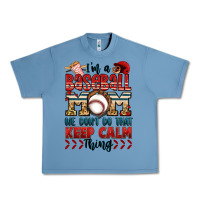 Pebble Blue i'm a baseball mom we don't do that keep calm thin Urban Heavy Tee - Jasminsmagicworld
