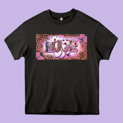 Heavy Core Tee Valentine's Day Nurse Love