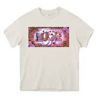 Cream Valentine's Day Nurse Love Heavy Core Tee - RanaPortraitStore
