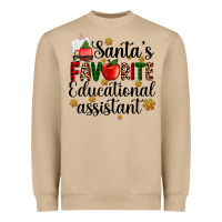 Mushroom santa's favorite educational assistant Heavyweight Sweatshirt - AdoDesignShop