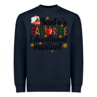 Navy santa's favorite educational assistant Heavyweight Sweatshirt - AdoDesignShop