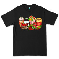Black watermelon farm fresh coffee cups Premium Tee - Zillion Design Studio