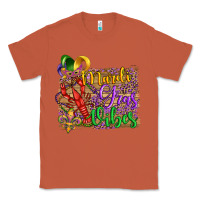 Copper mardi gras vibes crawfish mask and fleur de lis Classic Tee - Artiststas