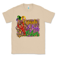 Mushroom mardi gras vibes crawfish mask and fleur de lis Classic Tee - Artiststas
