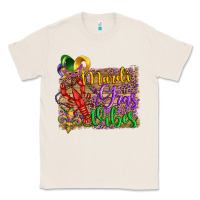 Natural mardi gras vibes crawfish mask and fleur de lis Classic Tee - Artiststas