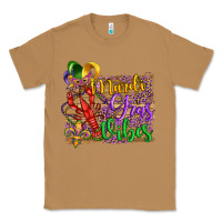 Mardi Gras Vibes Crawfish Mask And Fleur De Lis Classic Tee | Teevron