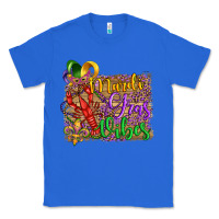 True Royal mardi gras vibes crawfish mask and fleur de lis Classic Tee - Artiststas