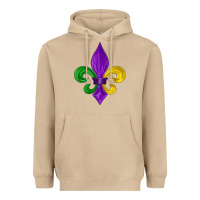 Mushroom mardi gras fleur de lis Heavyweight Hoodie - LillyAllenDesigns