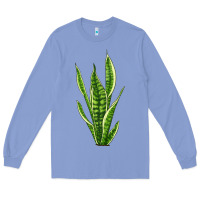 Colony Blue snake plant Long Sleeve Tee - LillyAllenDesigns