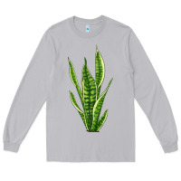 Moon Dust snake plant Long Sleeve Tee - LillyAllenDesigns