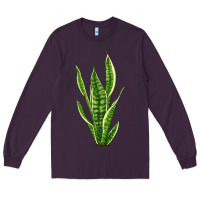 Plum snake plant Long Sleeve Tee - LillyAllenDesigns