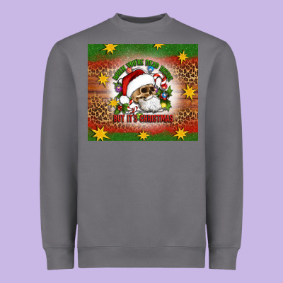 When You're Dead Inside But It's Christmas Heavyweight Sweatshirt Designed By Artiststas
