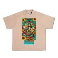 Burro i hate everyone but coffee helps western skeleton coffee sunflowers 12 Urban Heavy Tee - Artiststas