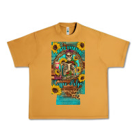 Peanut Butter i hate everyone but coffee helps western skeleton coffee sunflowers 12 Urban Heavy Tee - Artiststas