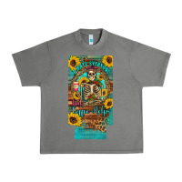 Tornado i hate everyone but coffee helps western skeleton coffee sunflowers 12 Urban Heavy Tee - Artiststas