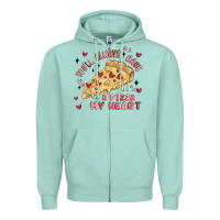 Seafoam you'll always have a pizza my heart Zipper Hoodie - MaliasSmallBusiness