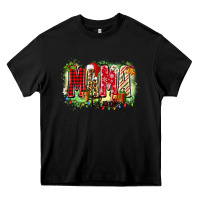 Black mama claus Heavy Core Tee - Zillion Design Studio