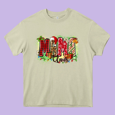 Mama Claus Heavy Core Tee Designed By Zillion Design Studio