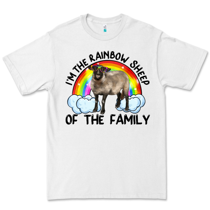 I'm The Rainbow Sheep Of The Family Suffolk Sheep Black Face Sheep Premium Tee by RanaPortraitStore | Teevron