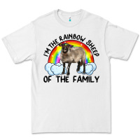 White i'm the rainbow sheep of the family suffolk sheep black face sheep Premium Tee - RanaPortraitStore
