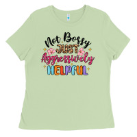 Matcha not bossy just aggressively helpful Ladies Tee - MaliasSmallBusiness