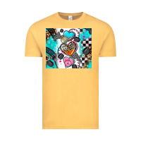 Vintage Mustard race heart tumbler Vintage Tee - AdoDesignShop
