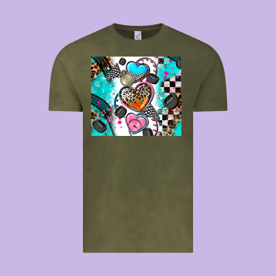 Race Heart Tumbler Vintage Tee Designed By Adodesignshop