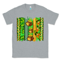 Heather Grey st patricks gnomes and cloves with leopard  brushstrokes Classic Tee - Artiststas