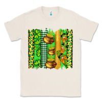 St Patricks Gnomes And Cloves With Leopard  Brushstrokes Classic Tee | Teevron
