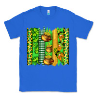 True Royal st patricks gnomes and cloves with leopard  brushstrokes Classic Tee - Artiststas