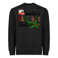 Black santa's favorite doctor Heavyweight Sweatshirt - AdoDesignShop