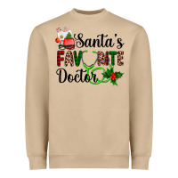 Mushroom santa's favorite doctor Heavyweight Sweatshirt - AdoDesignShop