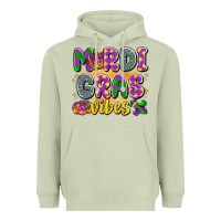 Matcha mardi gras vibes Heavyweight Hoodie - LillyAllenDesigns