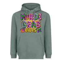Sage mardi gras vibes Heavyweight Hoodie - LillyAllenDesigns